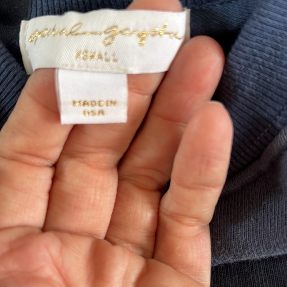 NWOT Spiritual Gangster Blue and Gray SG Pullover XS Unisex MSRP $89 - Picture 11 of 12